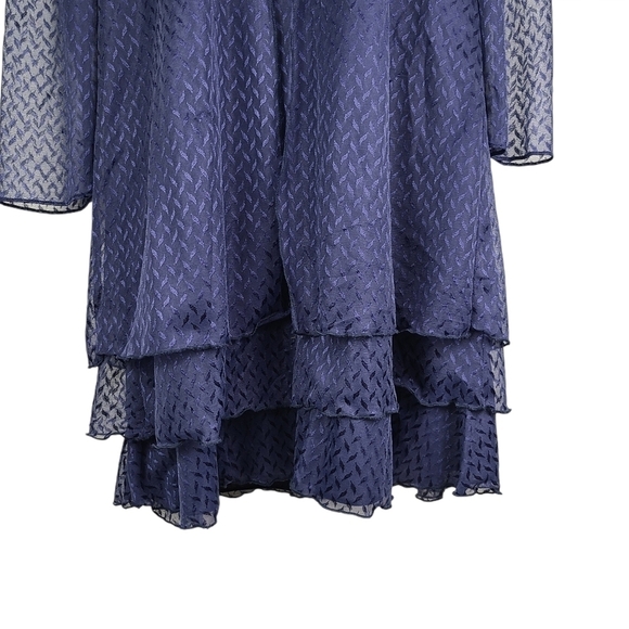 Vintage California Looks Blue Dress‎ size 14 - Picture 5 of 7